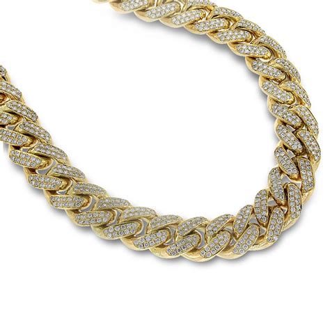 diamond chain amazon|gold chain with diamonds real.